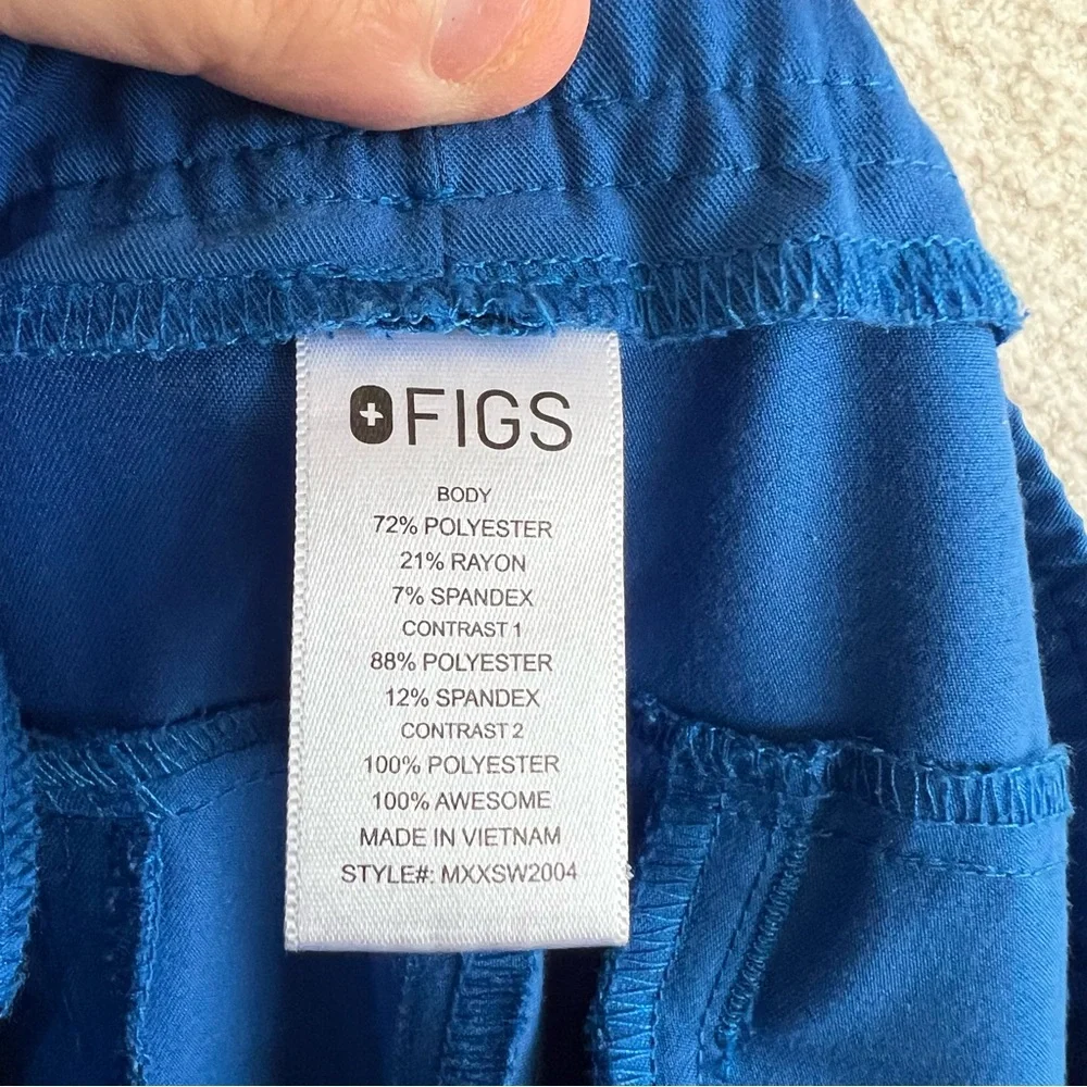 Figs Men’s‎ Technical Collection Royal Blue Tansen Joggers Scrub Pants Size XL